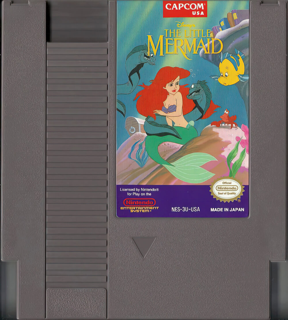 Лицензионный картридж Disney’s The Little Mermaid для NES